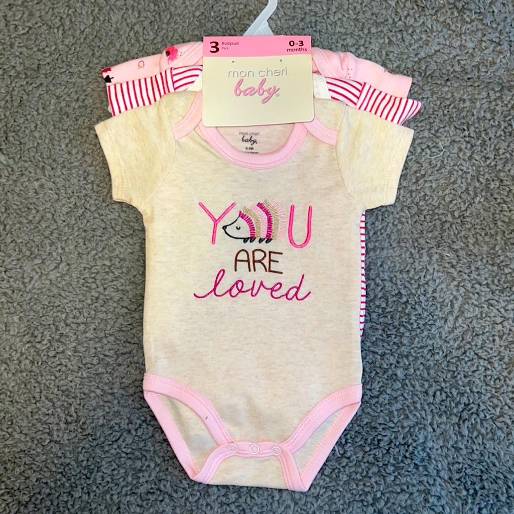 Baby Girl One Piece Pack Of 3 Brand New